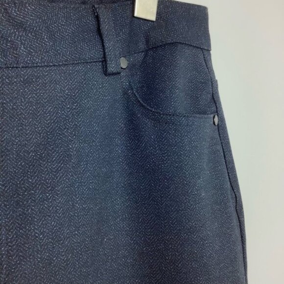 KARL LAGERFELD NAVY SLIM FITTED PANTS 12 - Picture 7 of 10